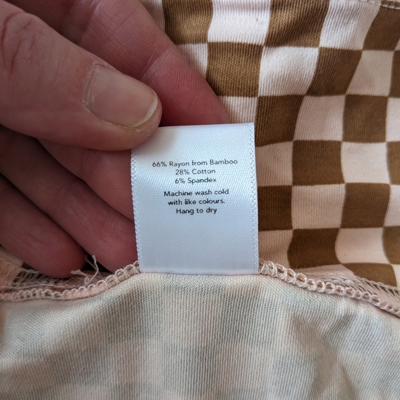 Made in Canada cotton bamboo mini skirt sz medium - Picture 4 of 4